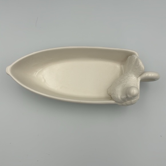 Ceramic White USS Turkey Gravy Boat NWT - Picture 7 of 9